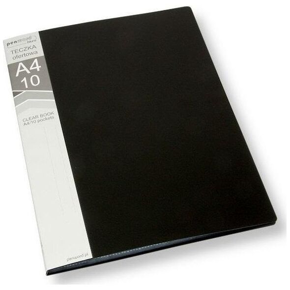 Teczka A4/10 ofertowa czarna