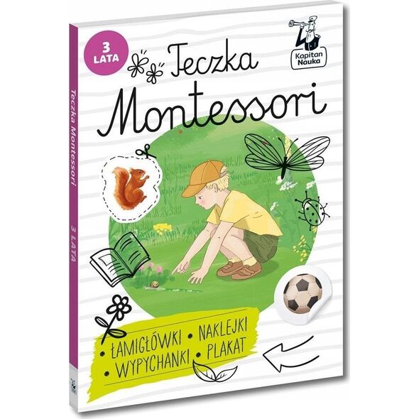 Teczka Montessori. 3 lata. Kapitan Nauka