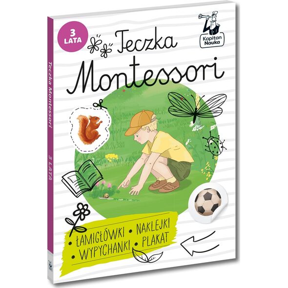 Teczka Montessori. 3 lata. Kapitan Nauka