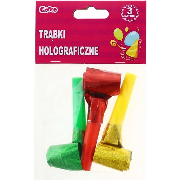 GoDan Zestaw 3 trabki holograficzne
