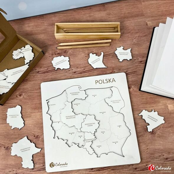 Mapa Polski. Znam swój kraj