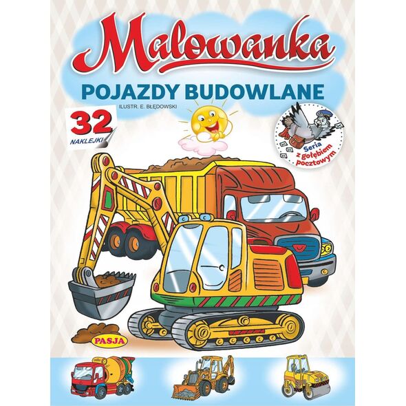 Malowanka - Pojazdy budowlane