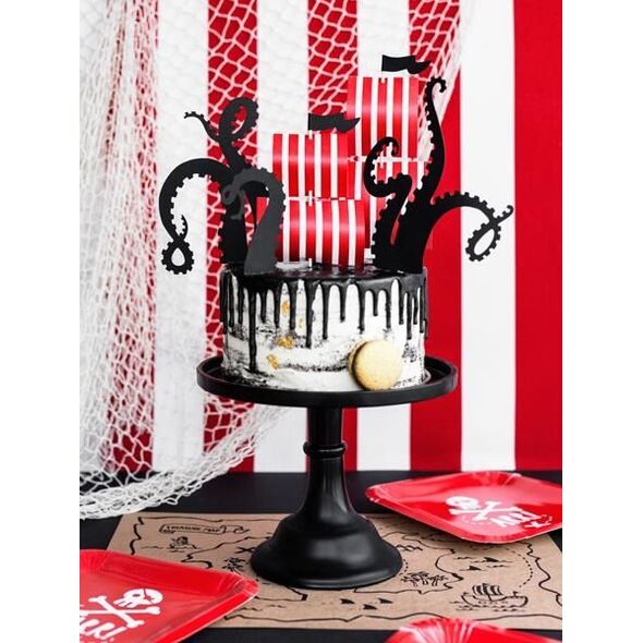 Party Deco Toppery na ciasto Piraci, mix, 5 szt. uniwersalny