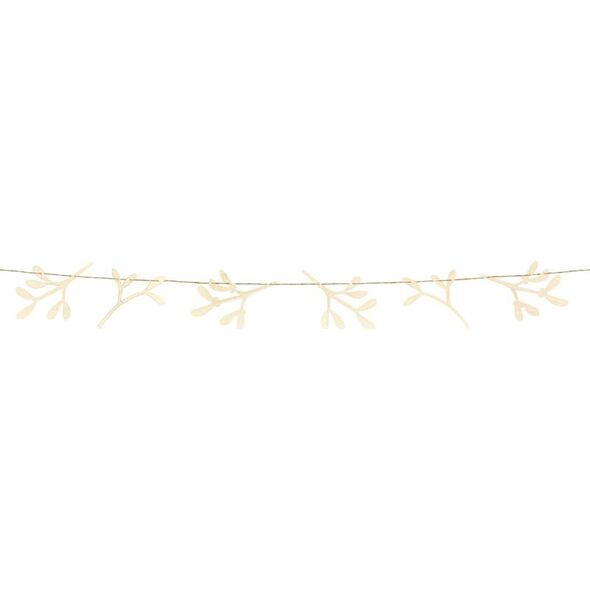 Party Deco Drewniana girlanda jemioła one size