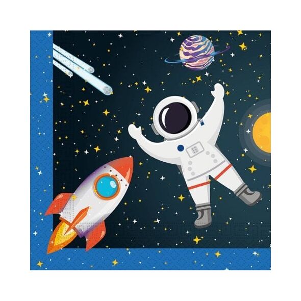PROCOS Serwetki papierowe Rocket Space one size