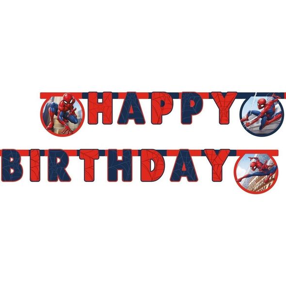 GoDan Baner urodzinowy Spider Man dekoracja Marvel 2m