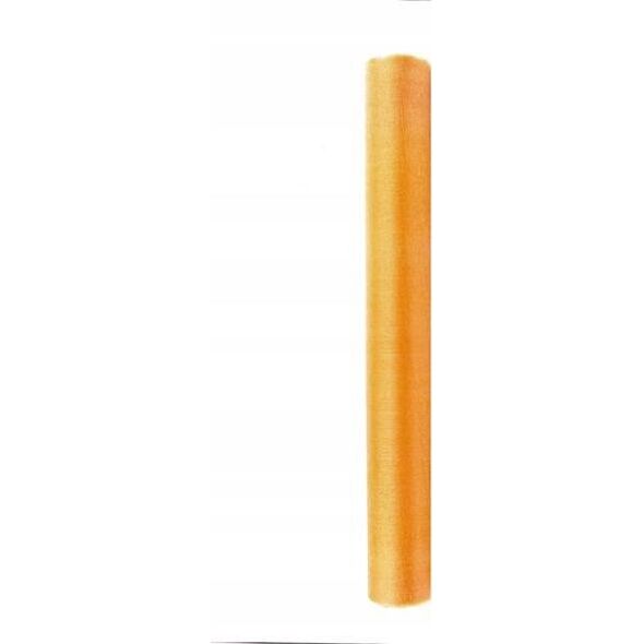 Bieżnik ZŁOTY ORGANZA rolka na stół ślub 0,36x9m