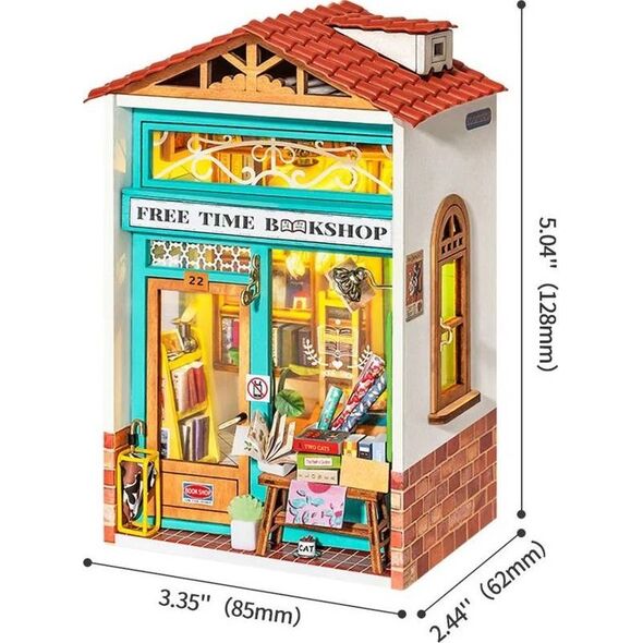 Robotime ROBOTIME Składany Drewniany Model Puzzle 3D - Księgarnia