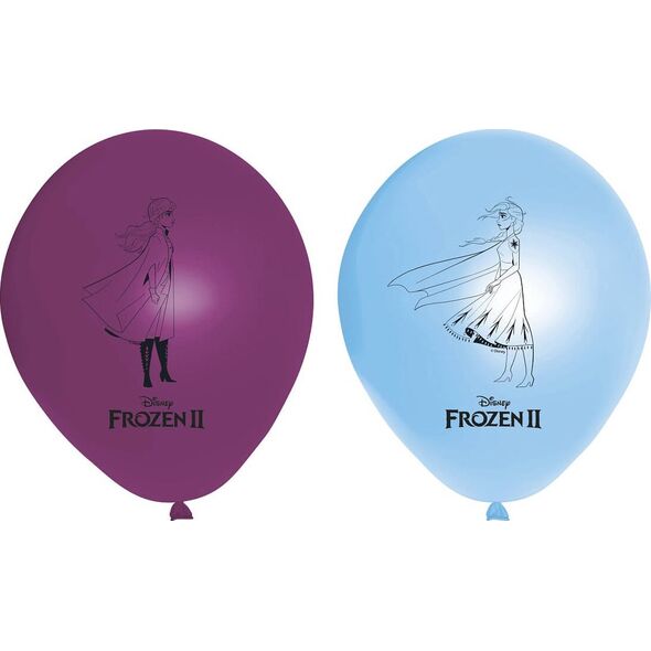 PROCOS Balony urodzinowe Frozen 2 - Kraina Lodu 2 - 28 cm - 8 szt uniwersalny