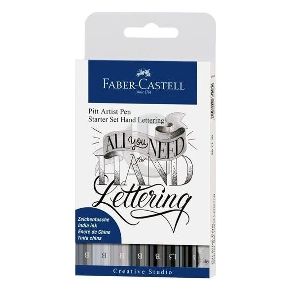 Artequipment FABER-CASTELL Pitt Hand Lettering z akcesoriami uniw
