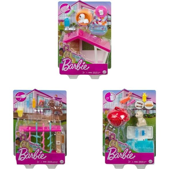 Lalka Barbie Mattel Minizestaw do zabawy (GRG75)