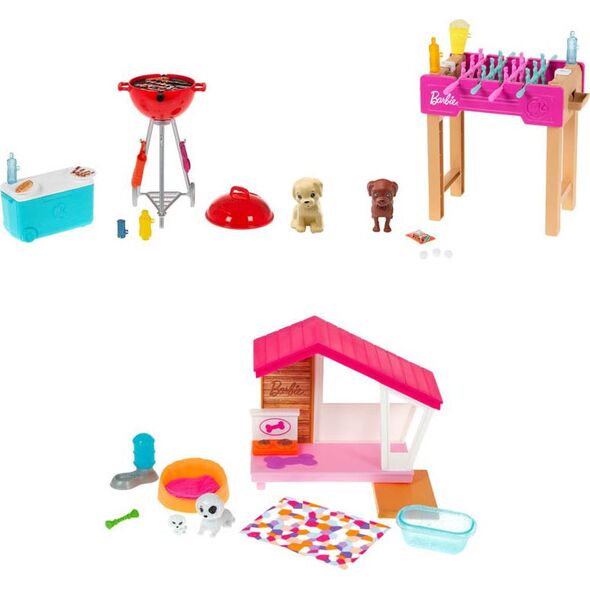 Lalka Barbie Mattel Minizestaw do zabawy (GRG75)