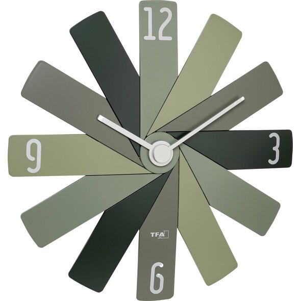 TFA TFA Clock in the box  grün Wanduhr