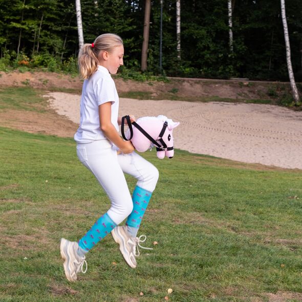 Froster Skippi - lekki mały hobby horse A5 - różowy - prezent na dzień dziecka