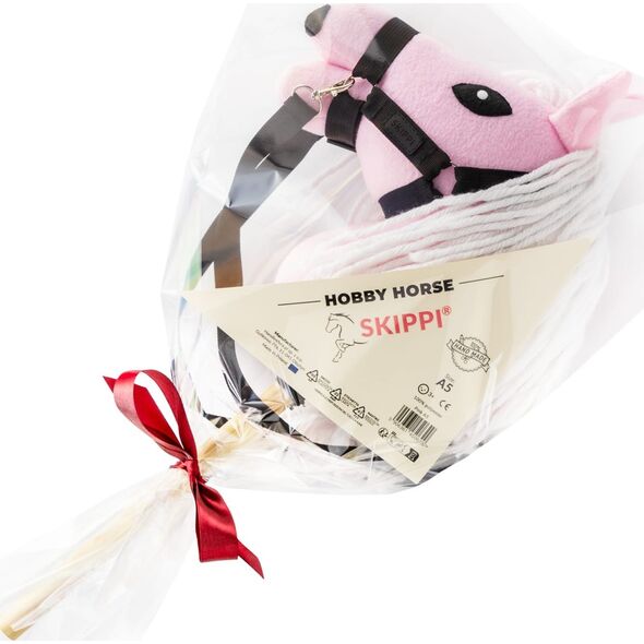 Froster Skippi - lekki mały hobby horse A5 - różowy - prezent na dzień dziecka