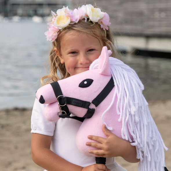 Froster Skippi - lekki mały hobby horse A5 - różowy - prezent na dzień dziecka