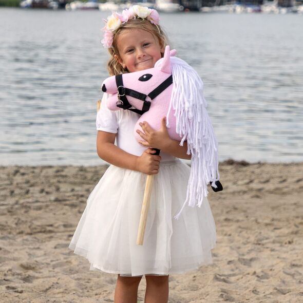 Froster Skippi - lekki mały hobby horse A5 - różowy - prezent na dzień dziecka