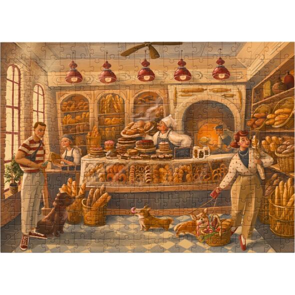 Dodo Puzzle "Piekarnia" 300 Elementów Układanka Zestaw Dla Dzieci I Dorosłych