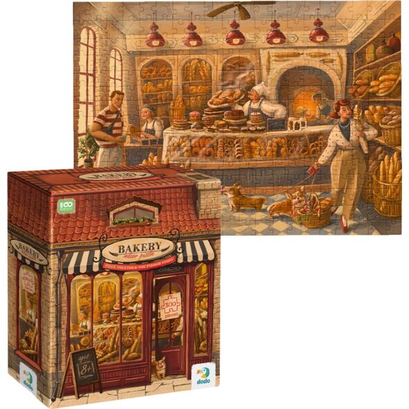 Dodo Puzzle "Piekarnia" 300 Elementów Układanka Zestaw Dla Dzieci I Dorosłych