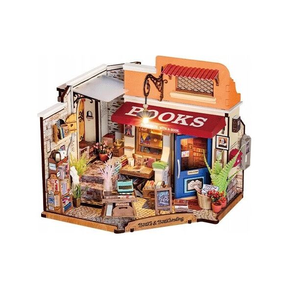Robotime ROBOTIME Składany Drewniany Model Puzzle 3D - Księgarnia na Rogu
