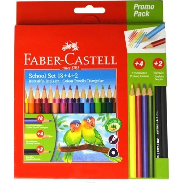 Faber-Castell Kredki ołówkowe Faber-Castell 24 szt