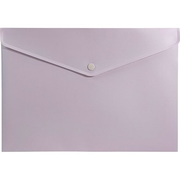 Biurfol Teczka kopertowa koperta na zatrzask A4 PP różowa soft touch BIURFOL