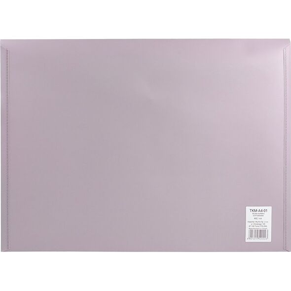 Biurfol Teczka kopertowa koperta na zatrzask A4 PP różowa soft touch BIURFOL