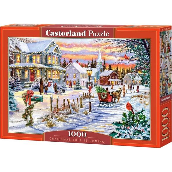 Puzzle 1000 elementów Christmas Tree is Coming