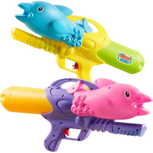 PISTOLET NA WODĘ KARABIN DELFIN BROŃ ZABAWKA WODNA ZESTAW DLA DZIECI