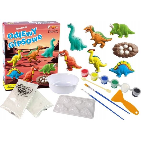 DINOZAURY ZESTAW DO ODLEWANIA Z GIPSU