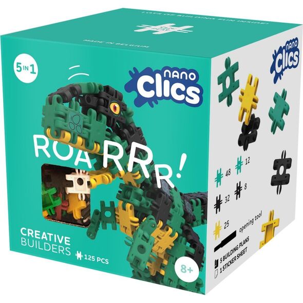 NANO CLICS Kreatywni Budowniczowie Zestaw 125el