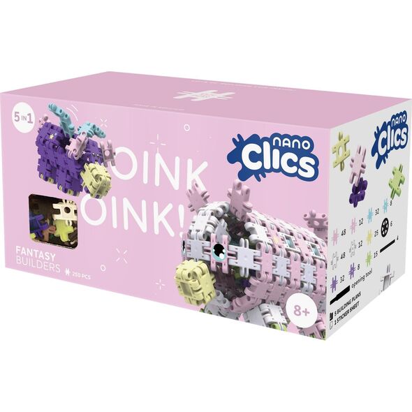 NANO CLICS Fantastyczni konstruktorzy Zestaw 250el