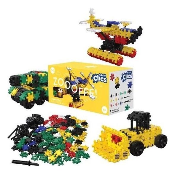 NANO CLICS Pojazdy TRANSPORT Zestaw 250el