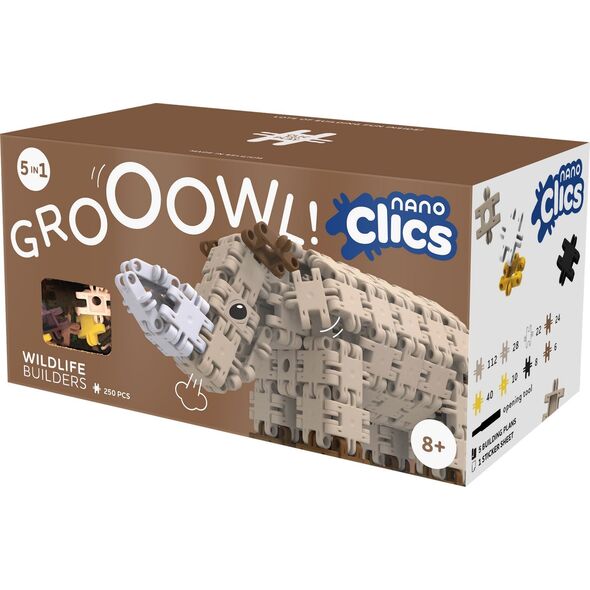 NANO CLICS Dzika przyroda WILDLIFE Zestaw 250el