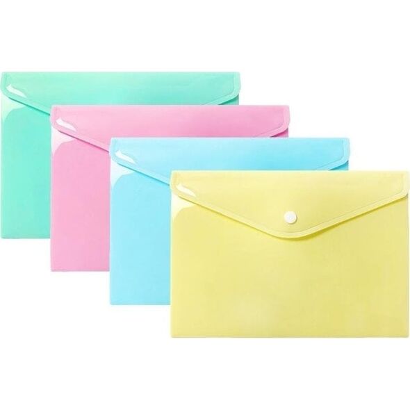 Teczka koperta A5 PP pastel (10szt)