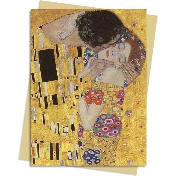 Karnet B6 Pocałunek Gustav Klimt