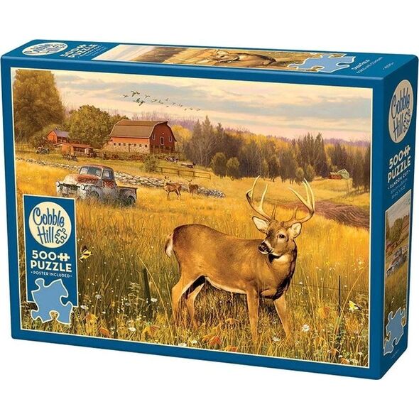 Puzzle 500 Jeleń na polu G3