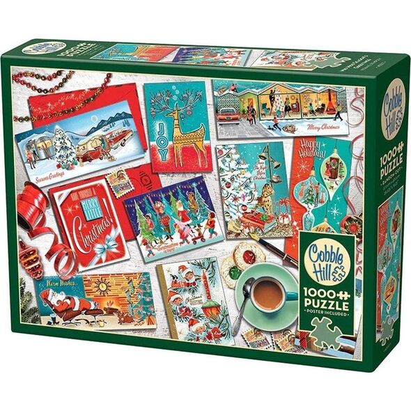 Puzzle 1000 Kartki świąteczne G3