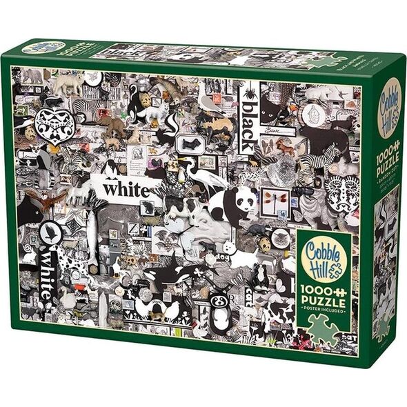 Puzzle 1000 Czarno-białe zwierzęta G3