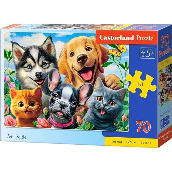 Puzzle 70 Pets Selfie CASTOR
