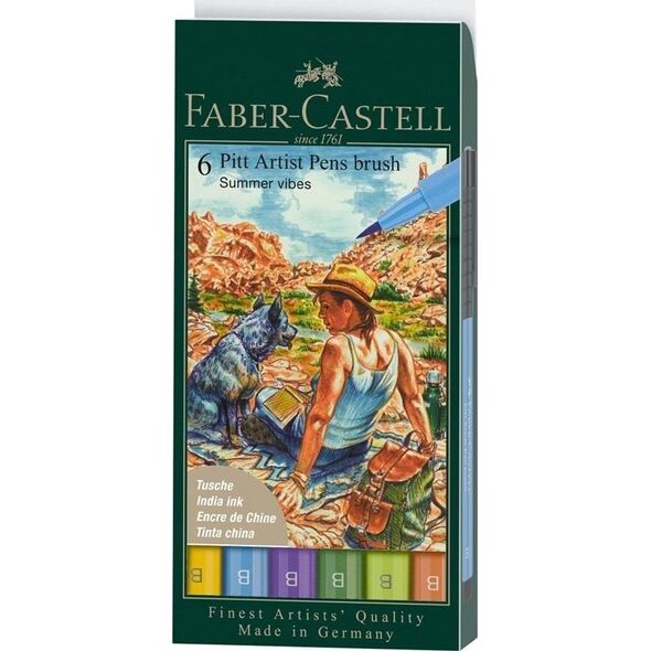 Pisaki Pitt Artist Pen Summer B 6szt