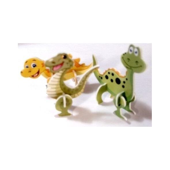 Mini dinozaury do składania mix 5szt