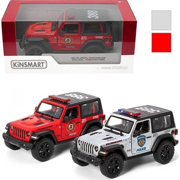 Jeep wrangler policja straż 1:34