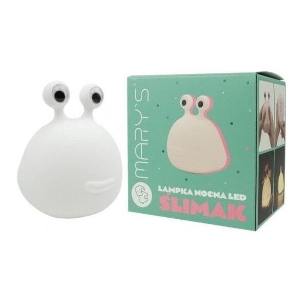 Lampka nocna LED ślimak