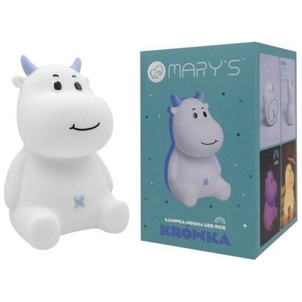 Lampka nocna LED krówka niebieska