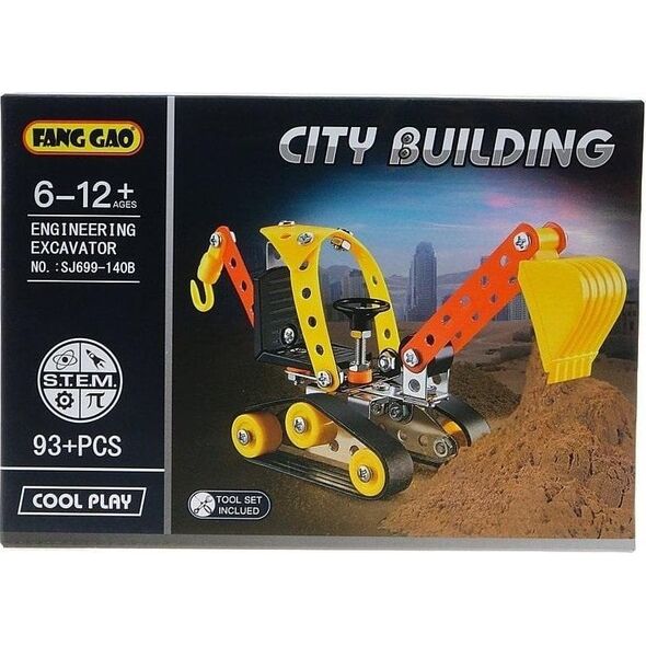 Klocki metalowe do skręcania 93el 23x16x5cm