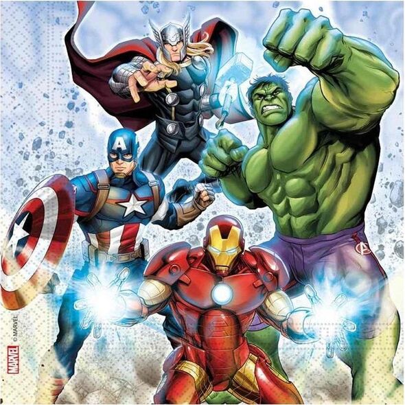 Serwetki papierowe Avengers 33x33cm 20szt