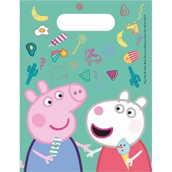 Torebki prezentowe Peppa Pig 6szt