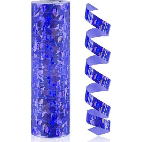 Serpentyna holograficzna granatowa 4m