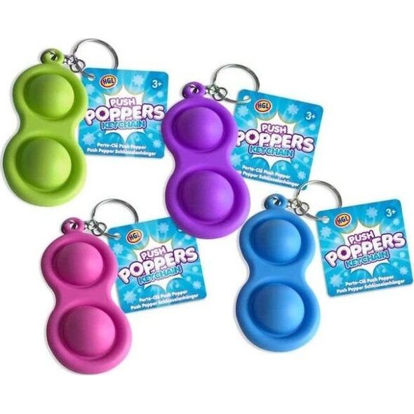 Brelok push popper MIX